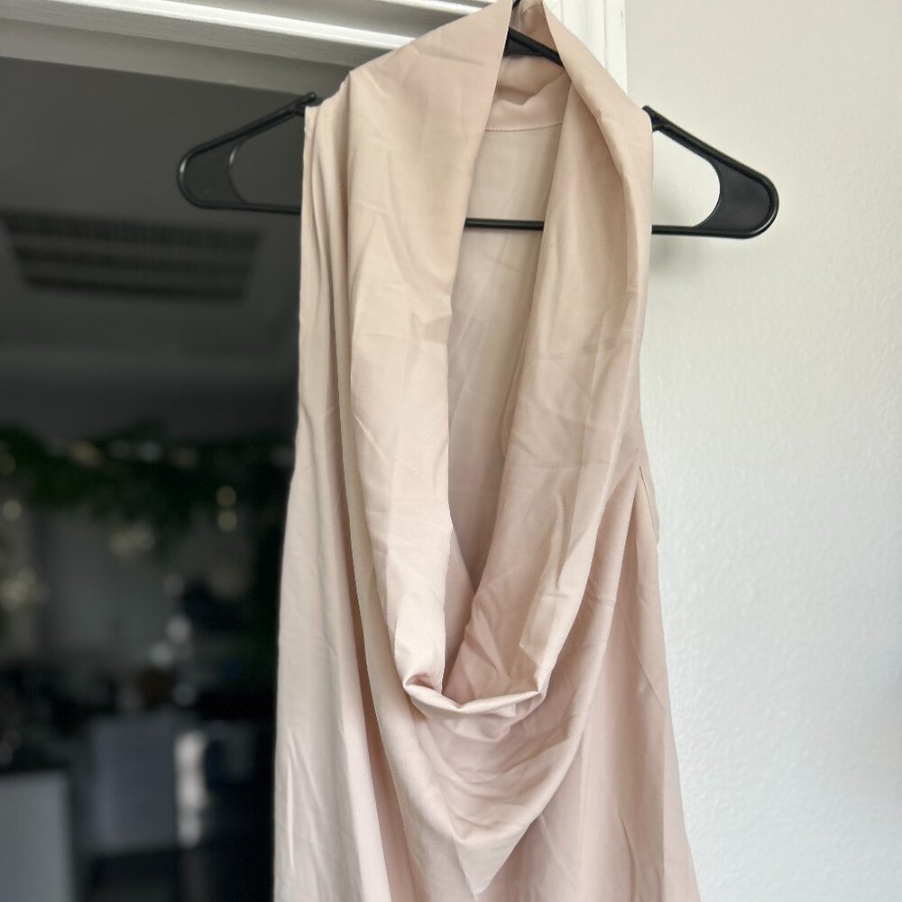 Low Cowl Neck Sleeveless Top